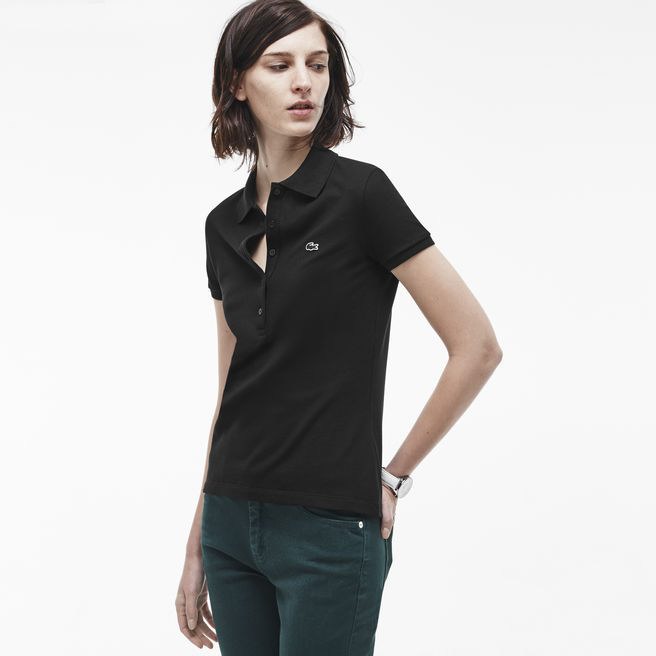Lacoste short lapel T woman S-2XL-055
